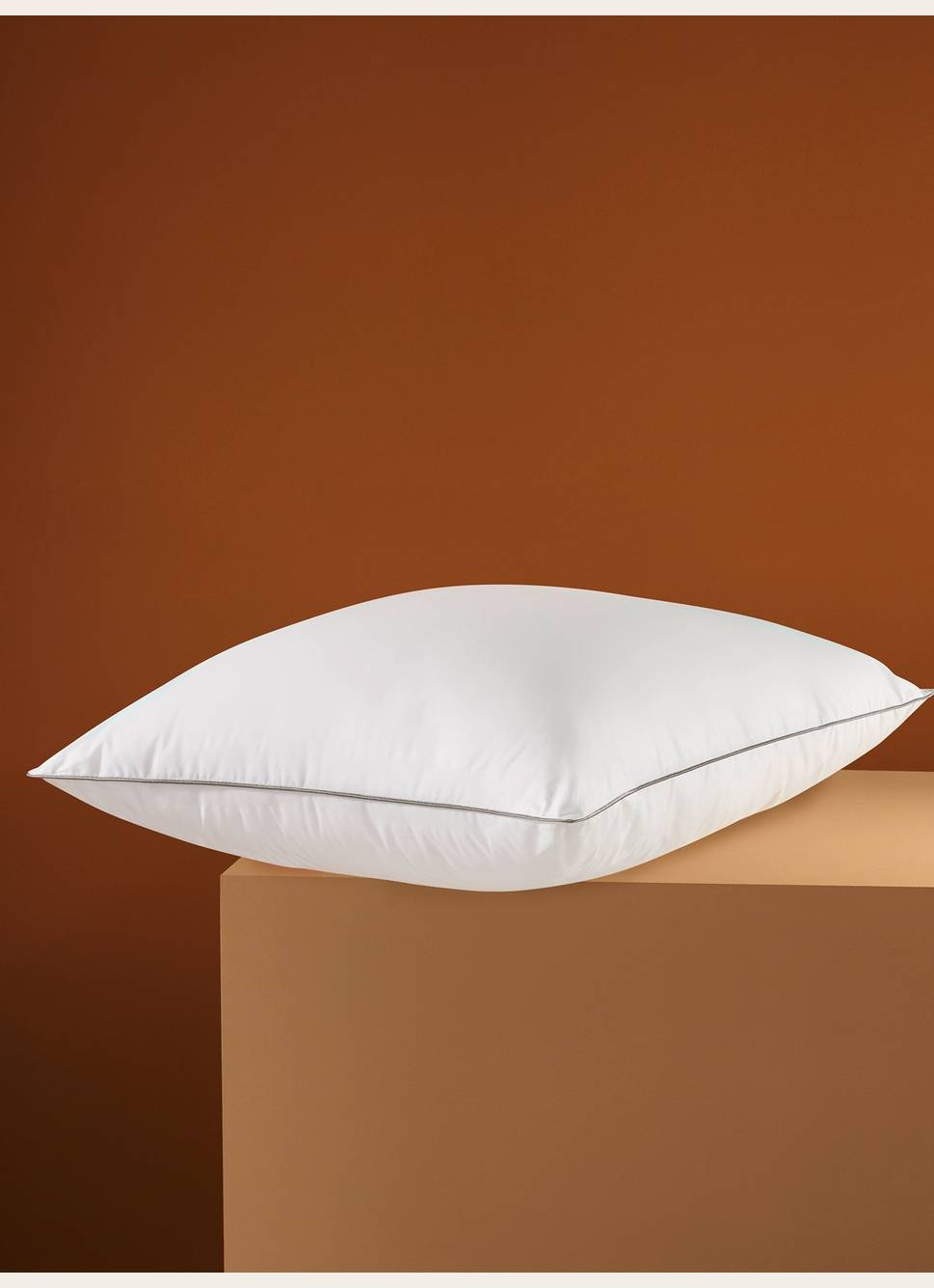 OREILLER MOELLEUX EN PERCALE TOUCHER DOUCEUR BLANC