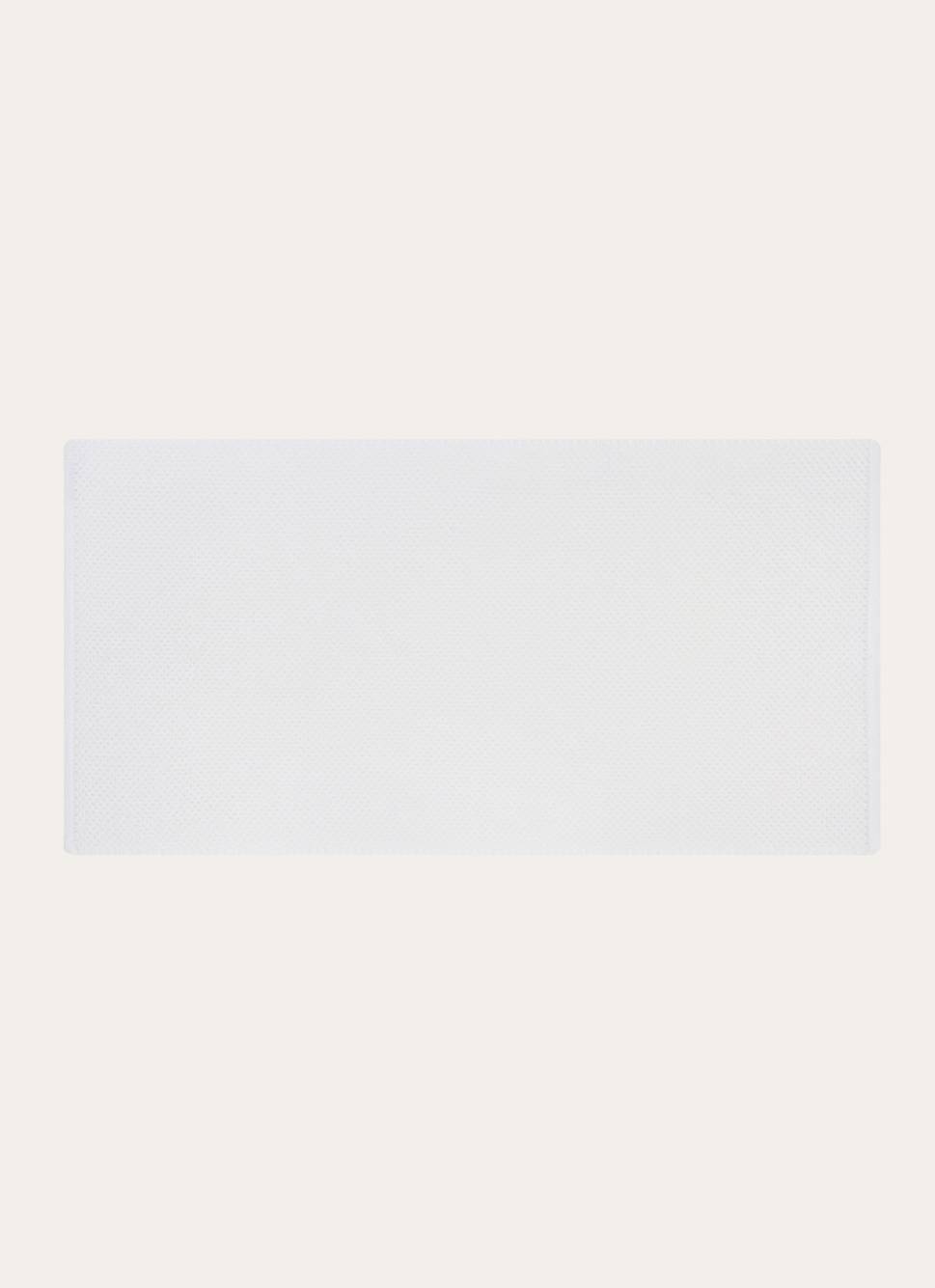 TAPIS DE BAIN UNI BLANC