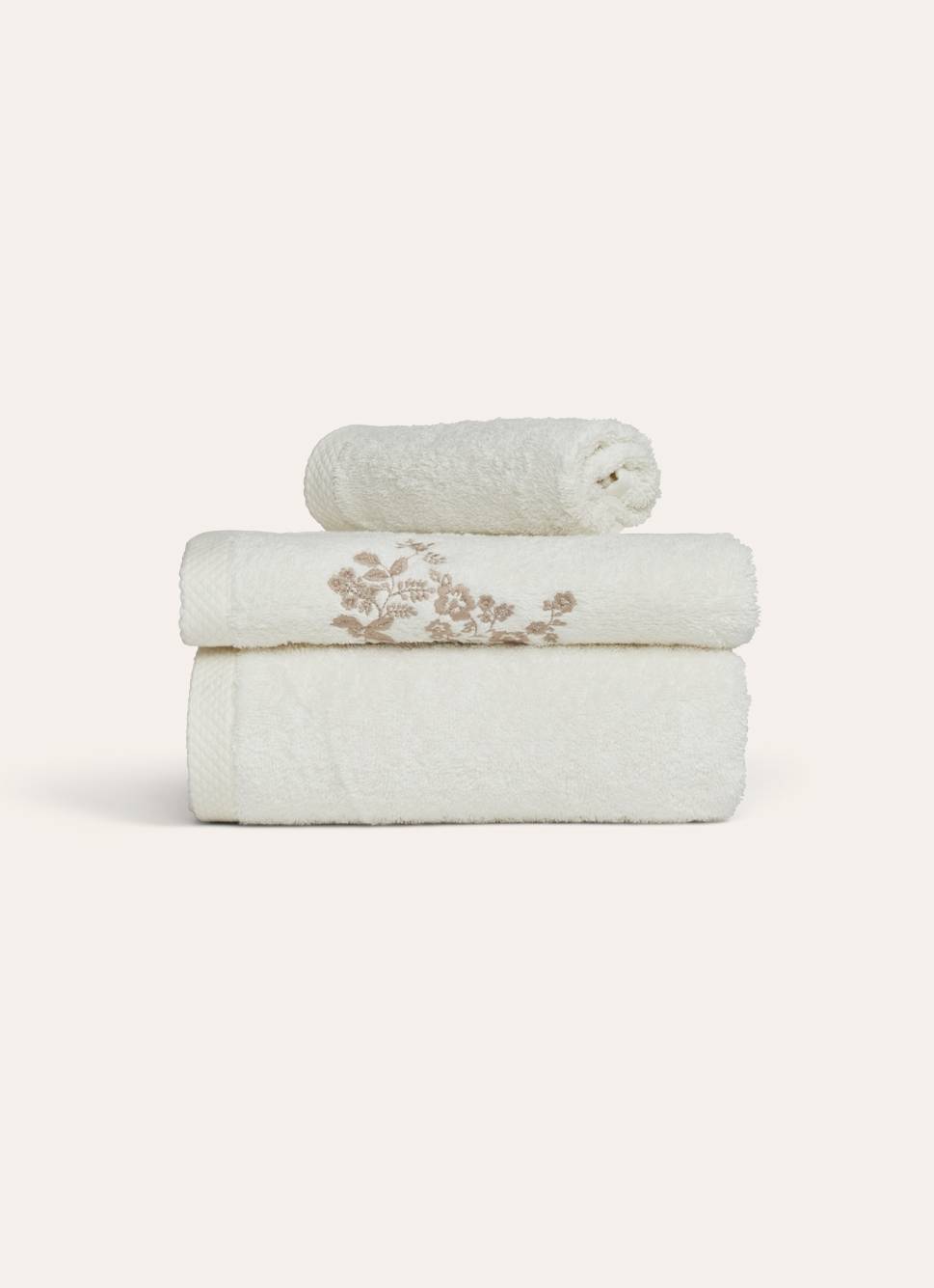 DRAP DE DOUCHE ROSIE ECRU