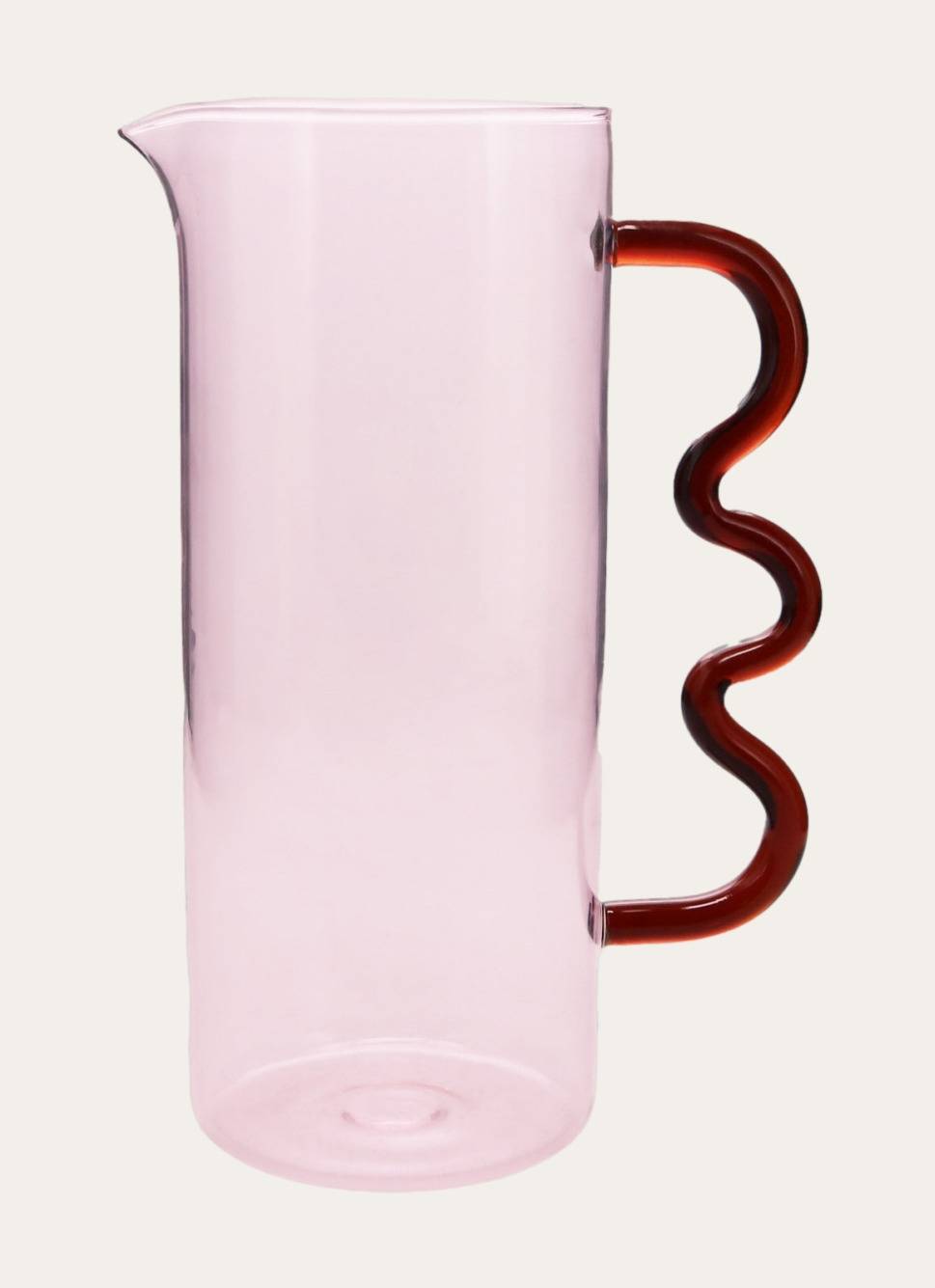 PICHET EN VERRE AUBERGINE
