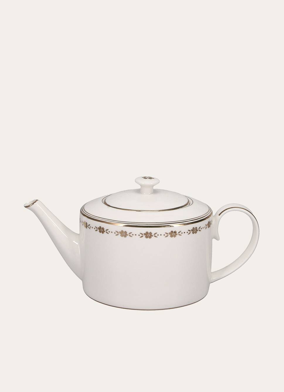 THÉIÈRE PORCELAINE ECRU