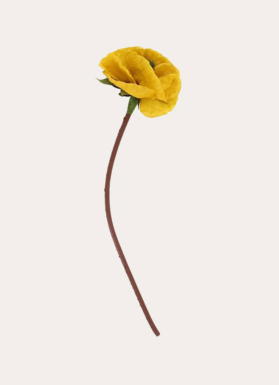 TIGE DE FLEUR ARTIFICIELLE JAUNE