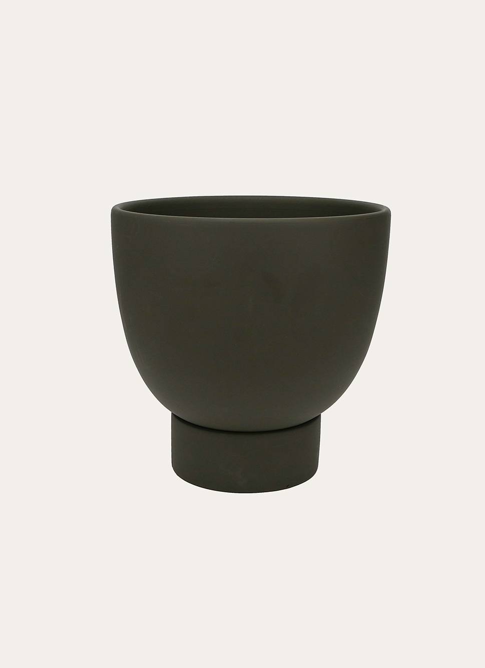 POT EN TERRE CUITE VERT