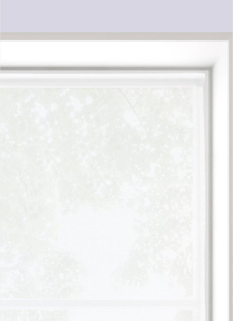 VITRAGE LONG EN VOILAGE UNI 140 X 260 BLANC