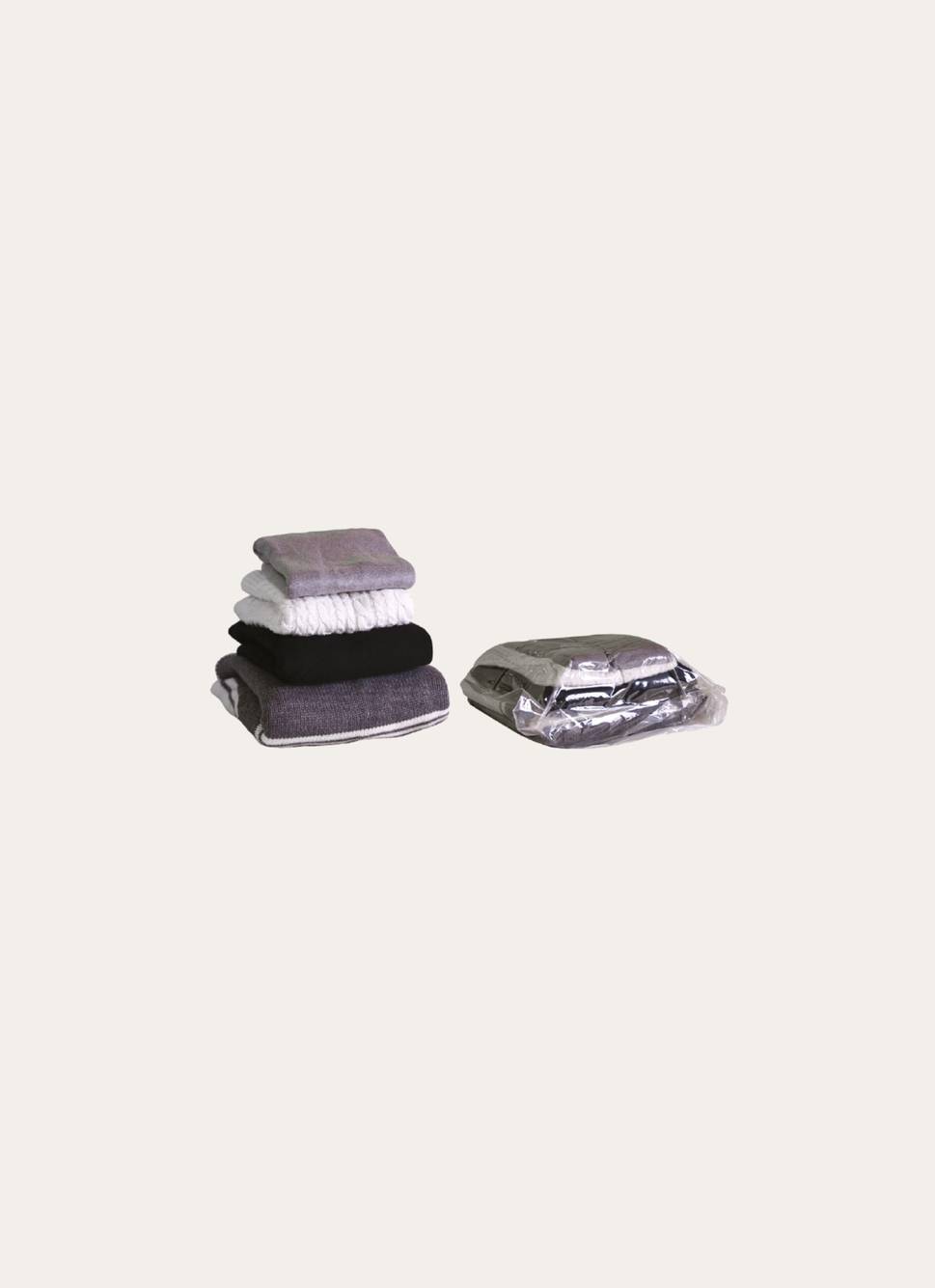 LOT DE 2 GRANDES HOUSSES DE RANGEMENT SOUS VIDE TRANSPARENT