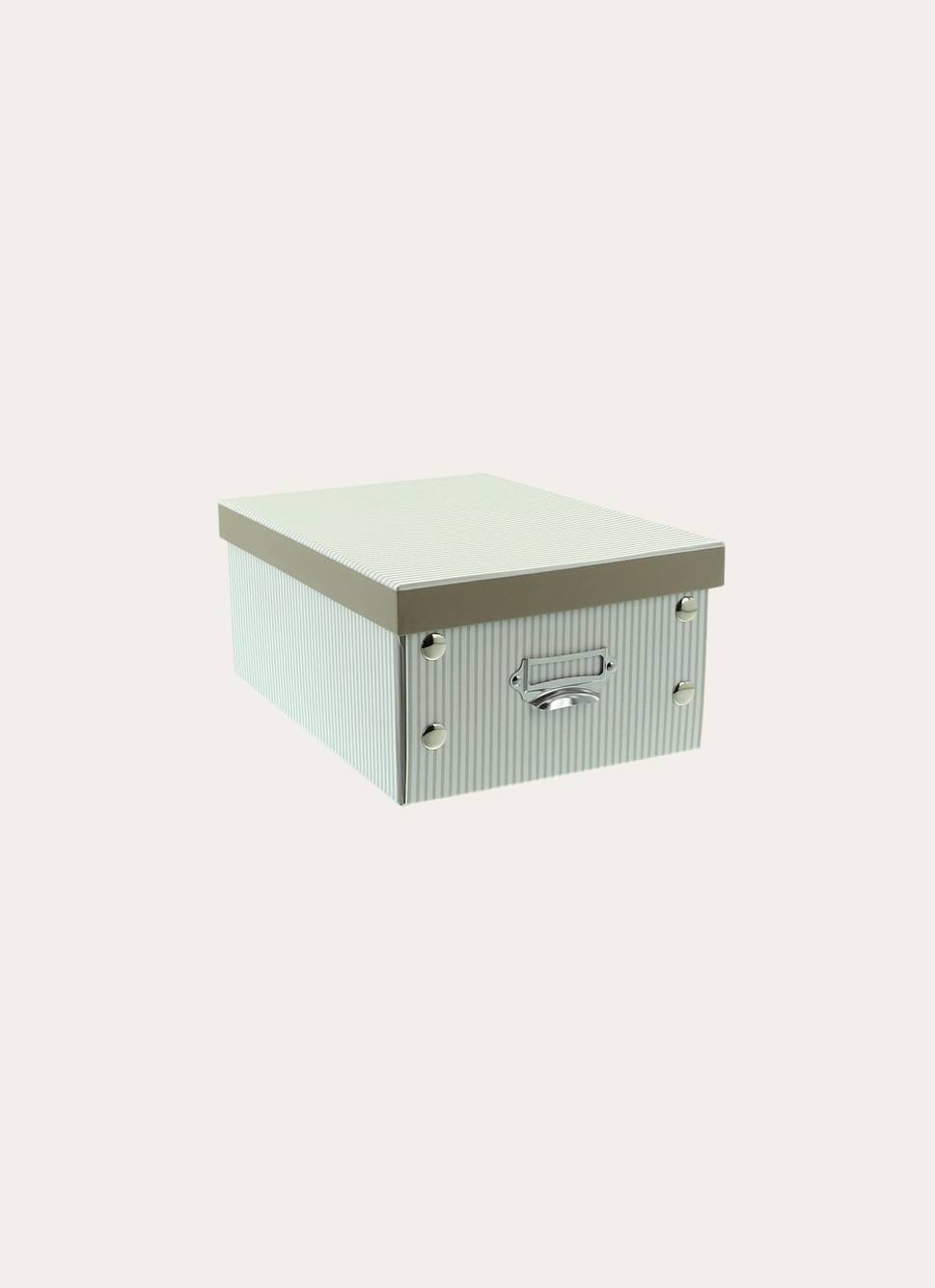 BOÎTE EN CARTON PLIABLE – PETIT MODÈLE BLANC ECRU