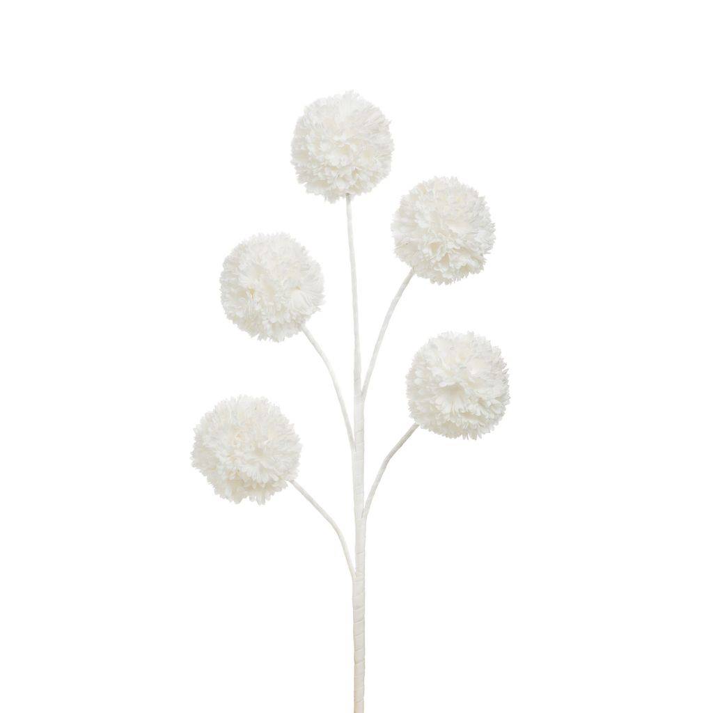 Tige de fleur Sylvia blanche H 89 cm
