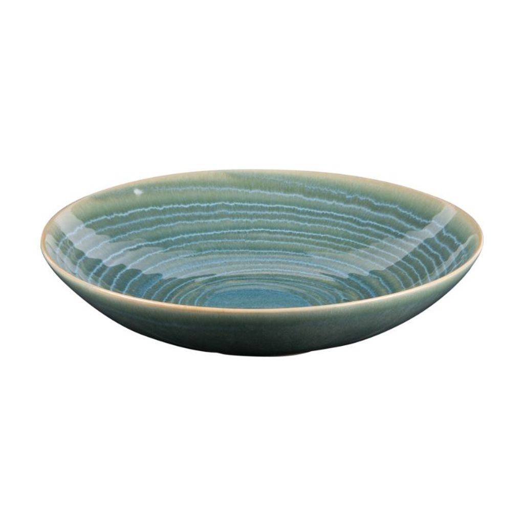 Assiette calotte Moon Lagon 22 cm