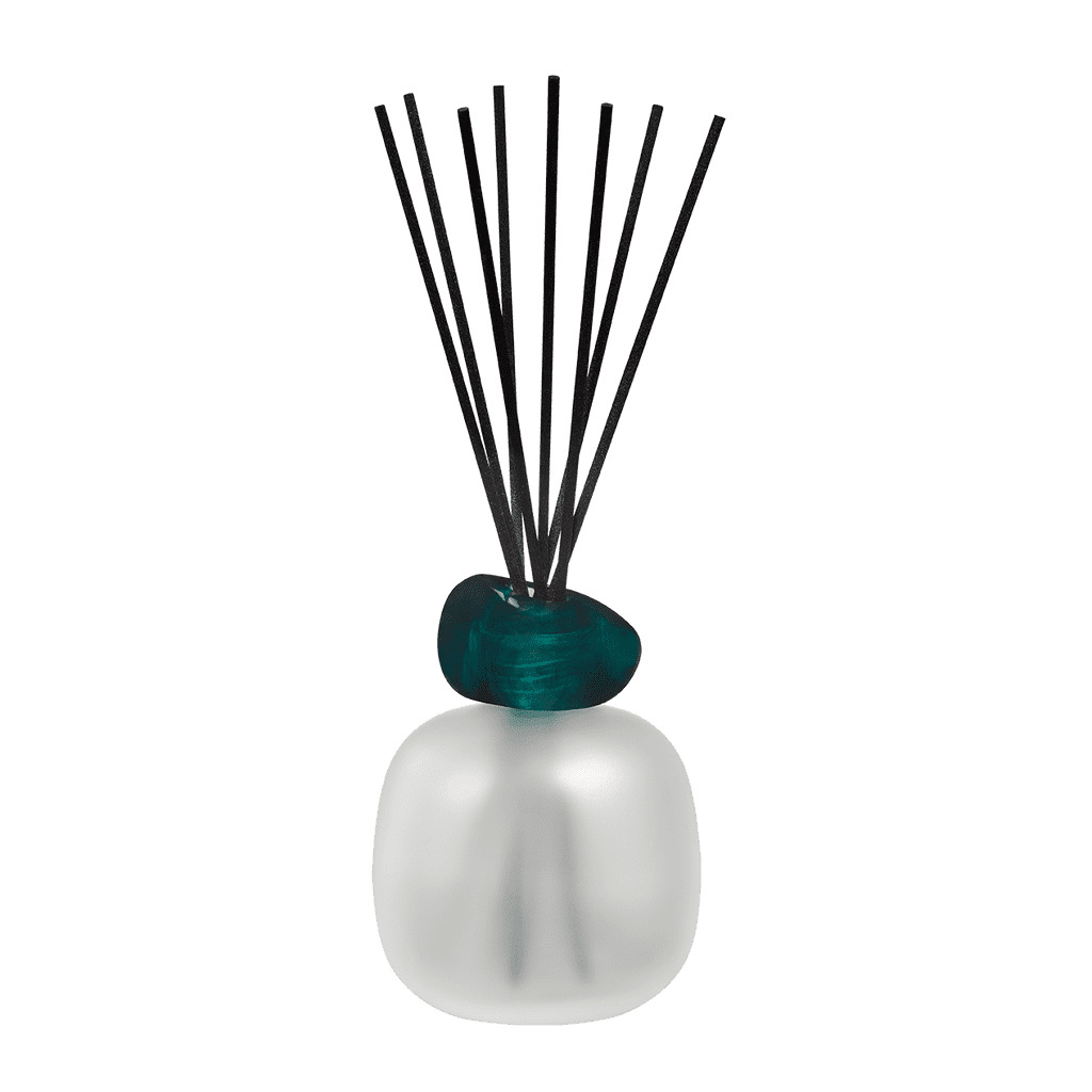 Bouquet minéral givre et vert