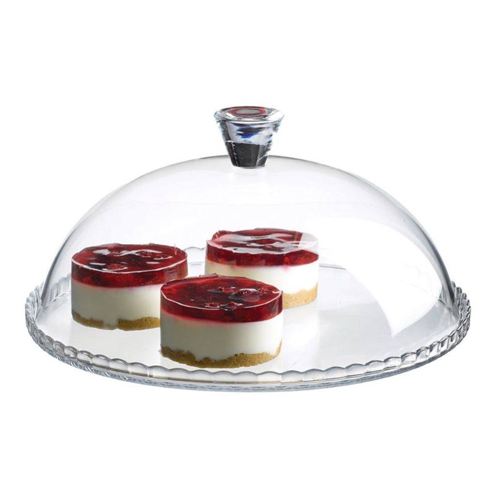 Plat à tarte + cloche D 32 cm