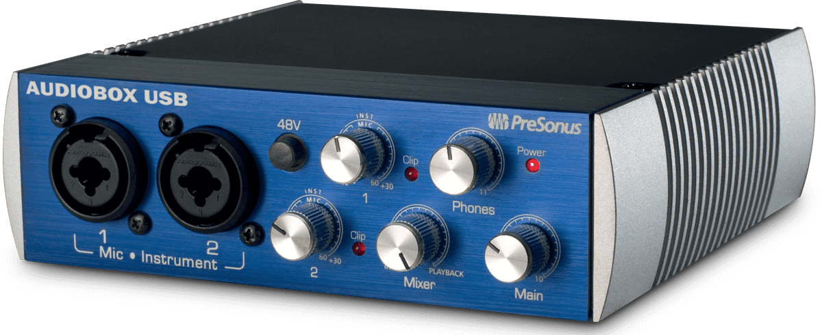 Carte son USB Presonus Audiobox USB 2 in 2 out 24bits 48KHz