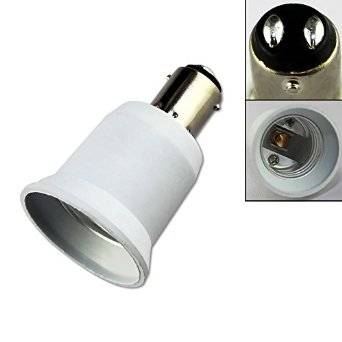 Adaptateur culot petite baïonnette BA15d vers culot vis standard E27