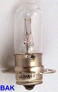 LAMPE Excitatrice BAK 4V 0,75A