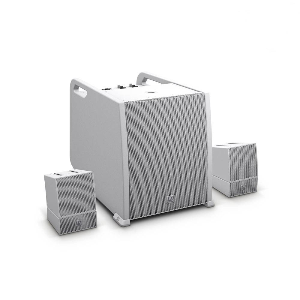 LD Systems CURV 500 AVS W – Système line array portable blanc « AV Set » avec câbles HP