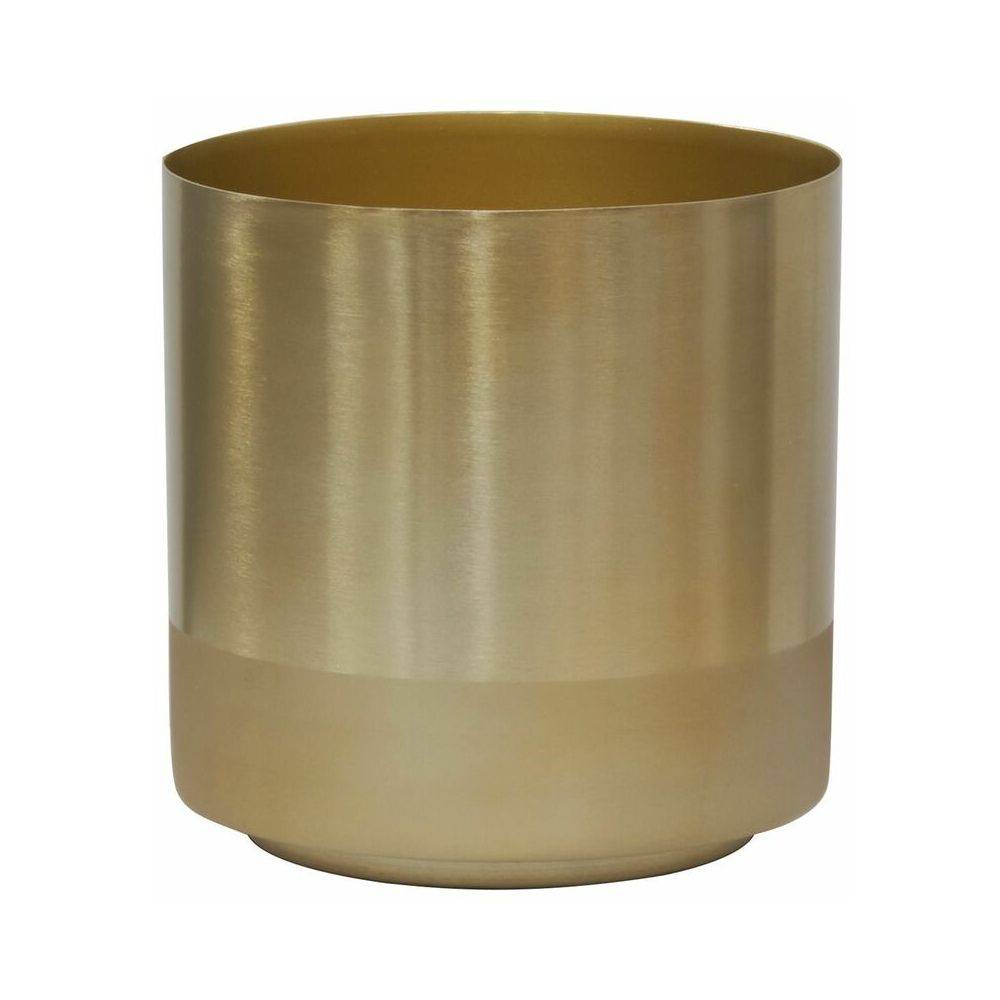 Cache-pot en métal doré (Cache-pot)