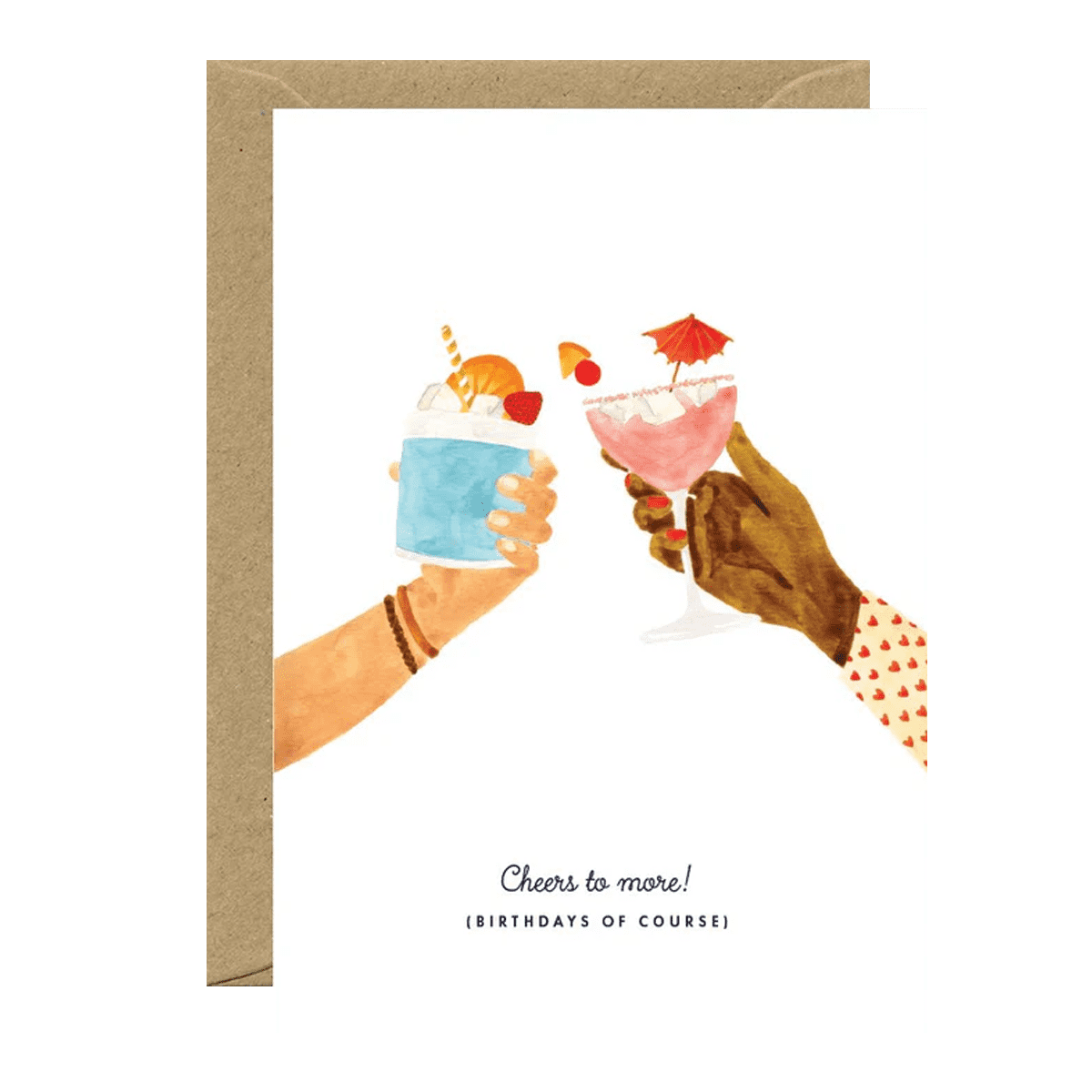 Carte d&rsquo;anniversaire Cheers To More