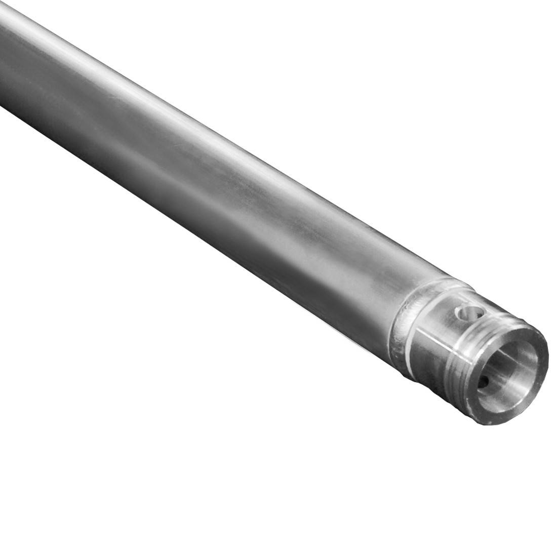 Barre alu simple DT31-200 2m avec embout conique