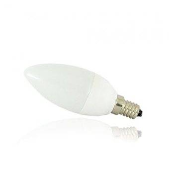 Lampe E14 flamme led 4W Blanc chaud