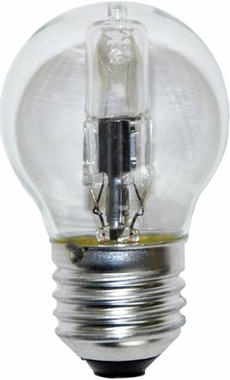Ampoule E27 230V 42W sphérique claire éco halogène équivalent 60W PHILIPS CODE 83142900