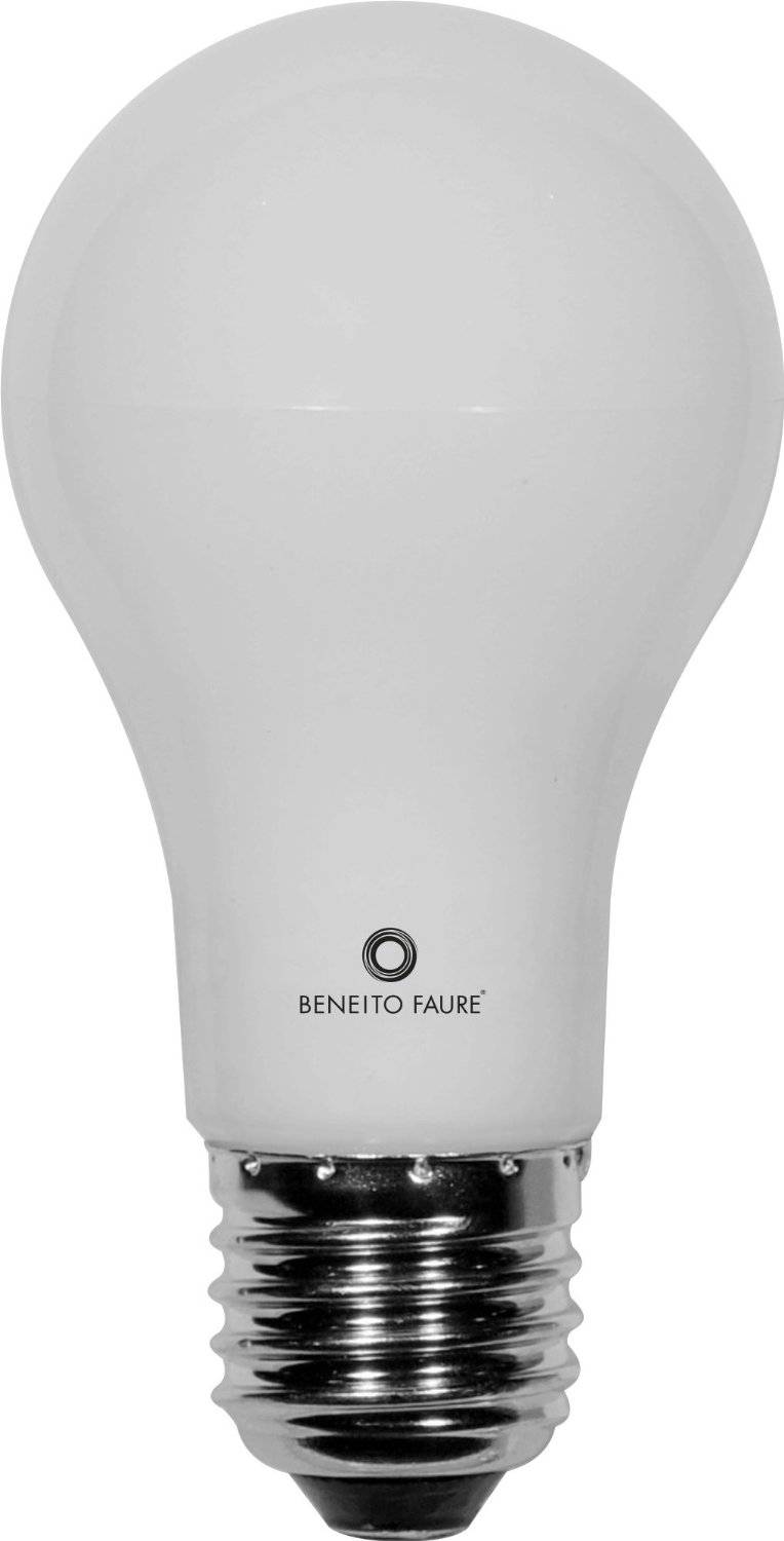 Ampoule Beneito Faure led E27 9W blanc neutre 4000K 360° équivalent 75w