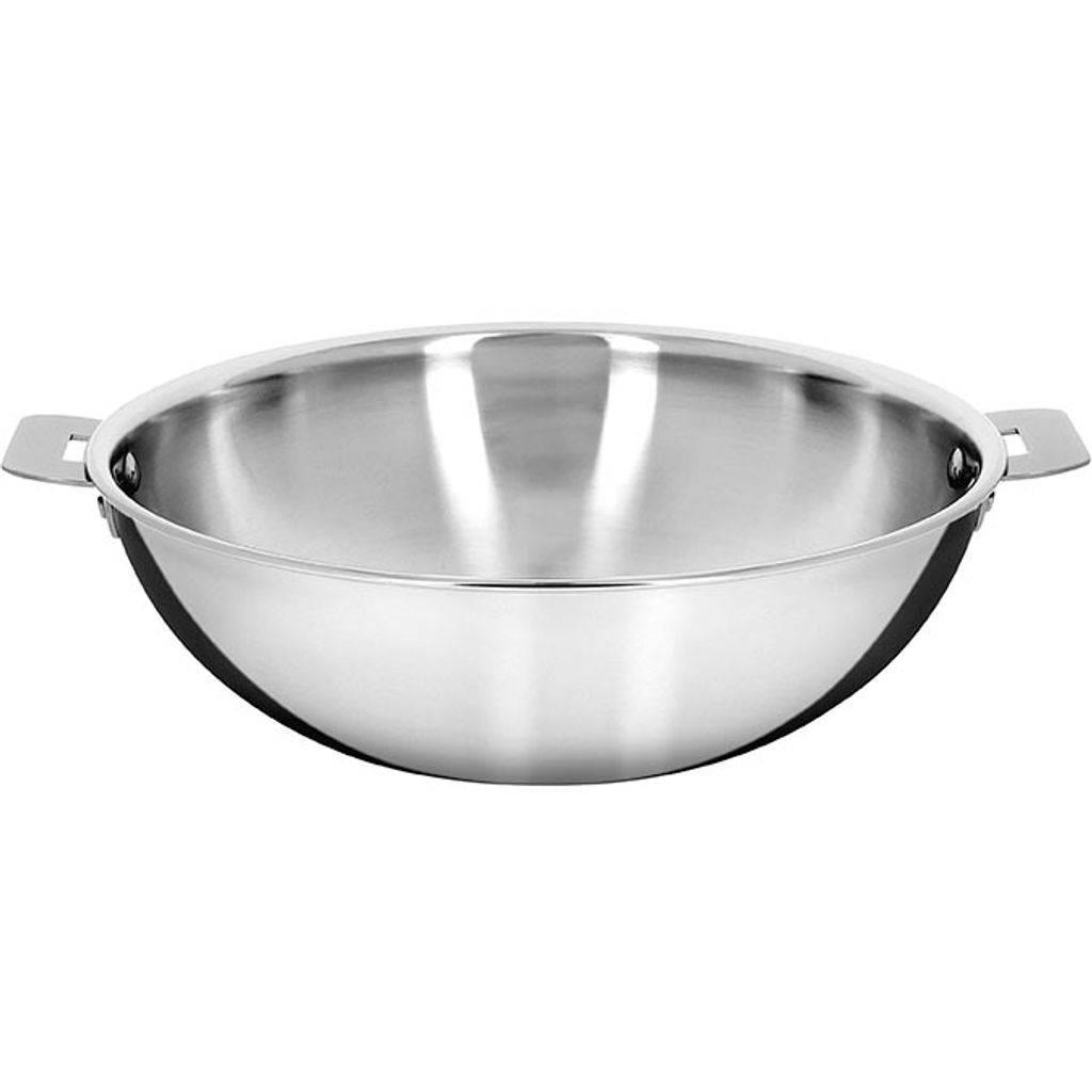 Wok inox Casteline amovible 28 cm