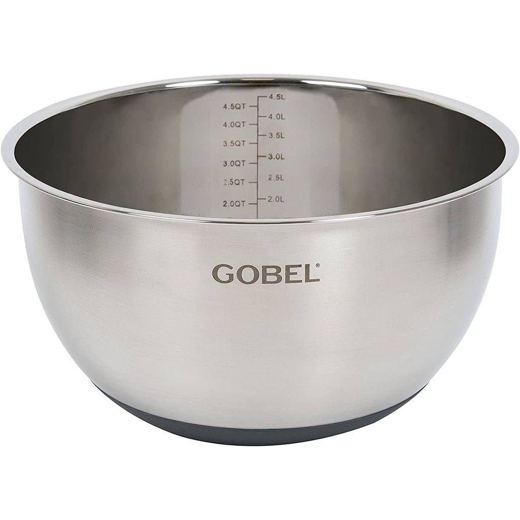 Bol inox fond silicone 24 cm
