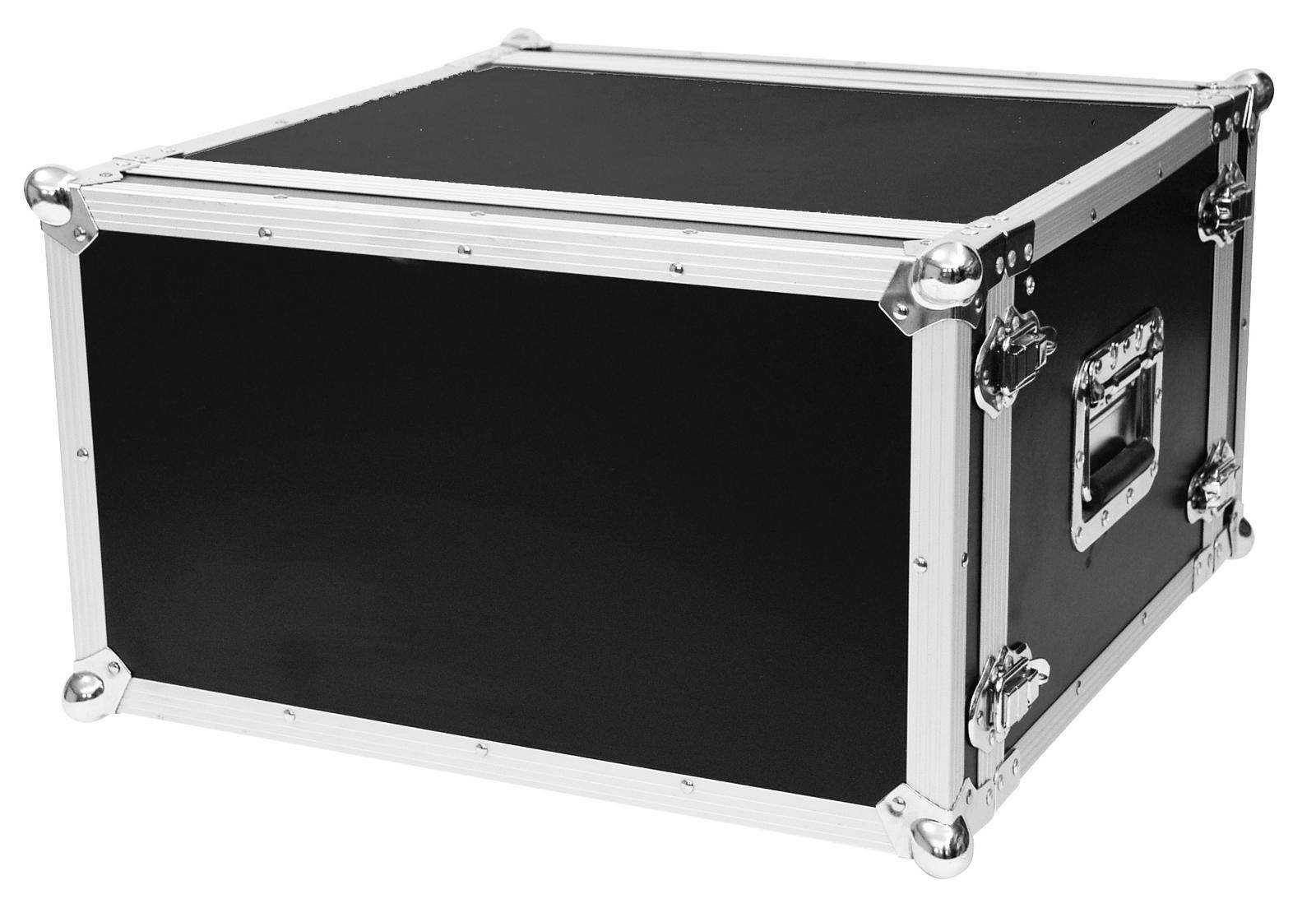 Flight case pour rack d&rsquo;effet 6U 2 capots version fermeture grenouille
