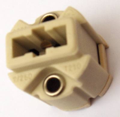 Support steatite pour lampe à douille G9