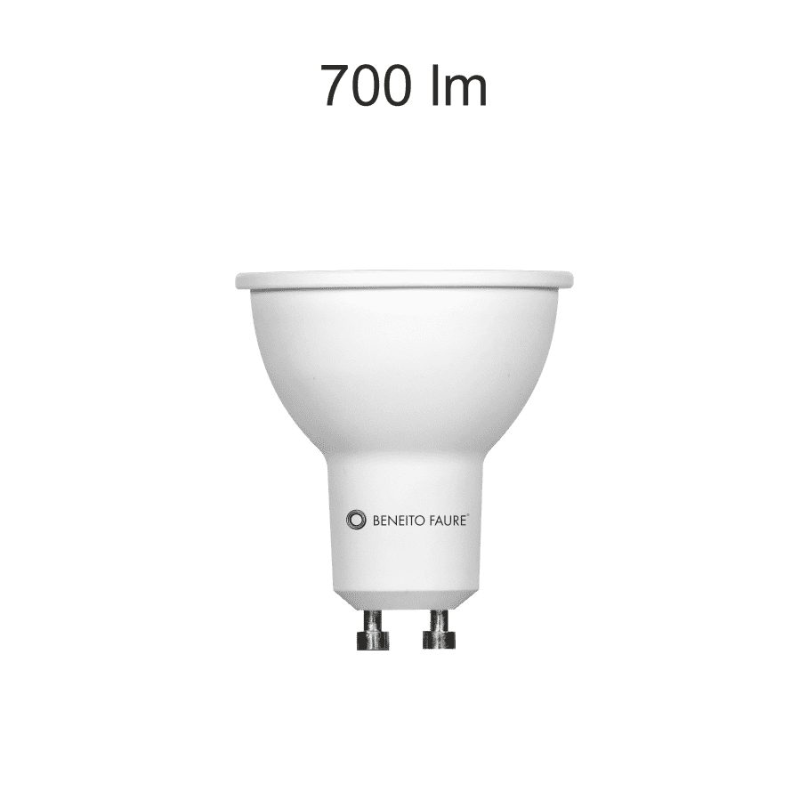 Ampoule LED GU10 8W Beneito et Faure System 780 lumens 60° 3000K