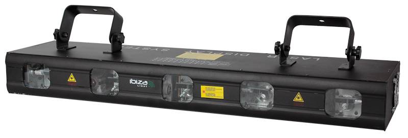 Laser IBIZA LAS560 multicolore 5 sorties 560mW DMX