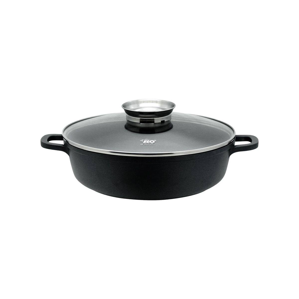 Sauteuse de cuisine 24 cm de 2,3 litres Elo Alucast