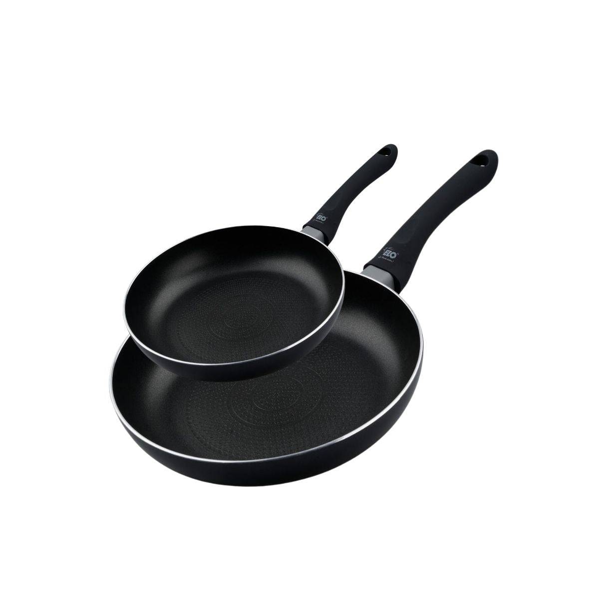 Lot de 2 woks de cuisine de 20 cm et 28 cm Elo Smart Life