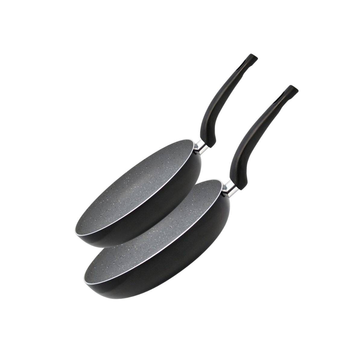 Lot de 2 poêles 28 cm et 24 cm Elo Dolomit
