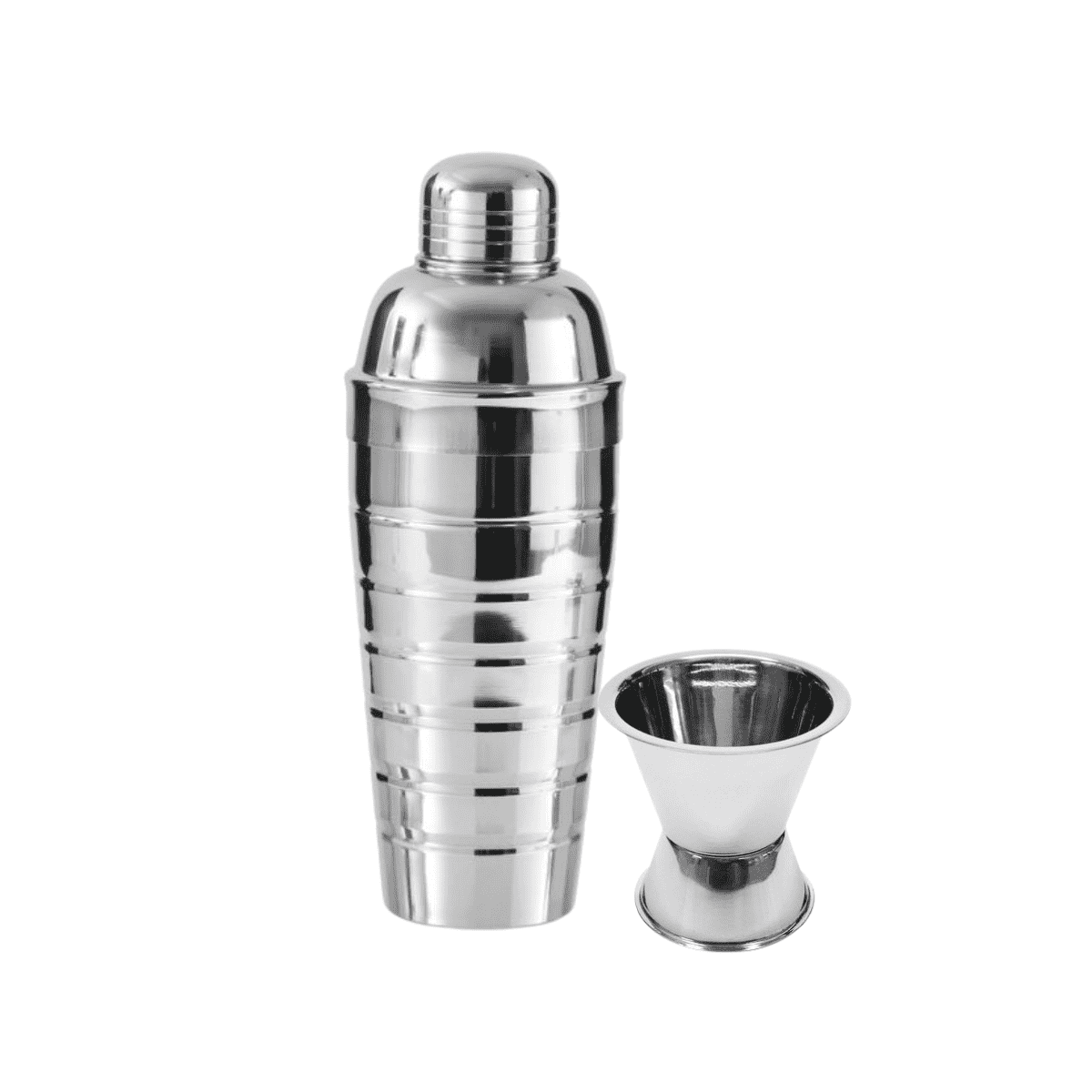 Duo cocktails avec shaker et doseur à alcool inox Fackelmann Bar Concept