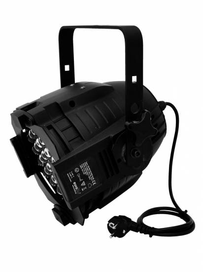 Projecteur PAR EUROLITE MZL 56 RGB Noir LED 36 X 3W RVB zoom 2° 50°
