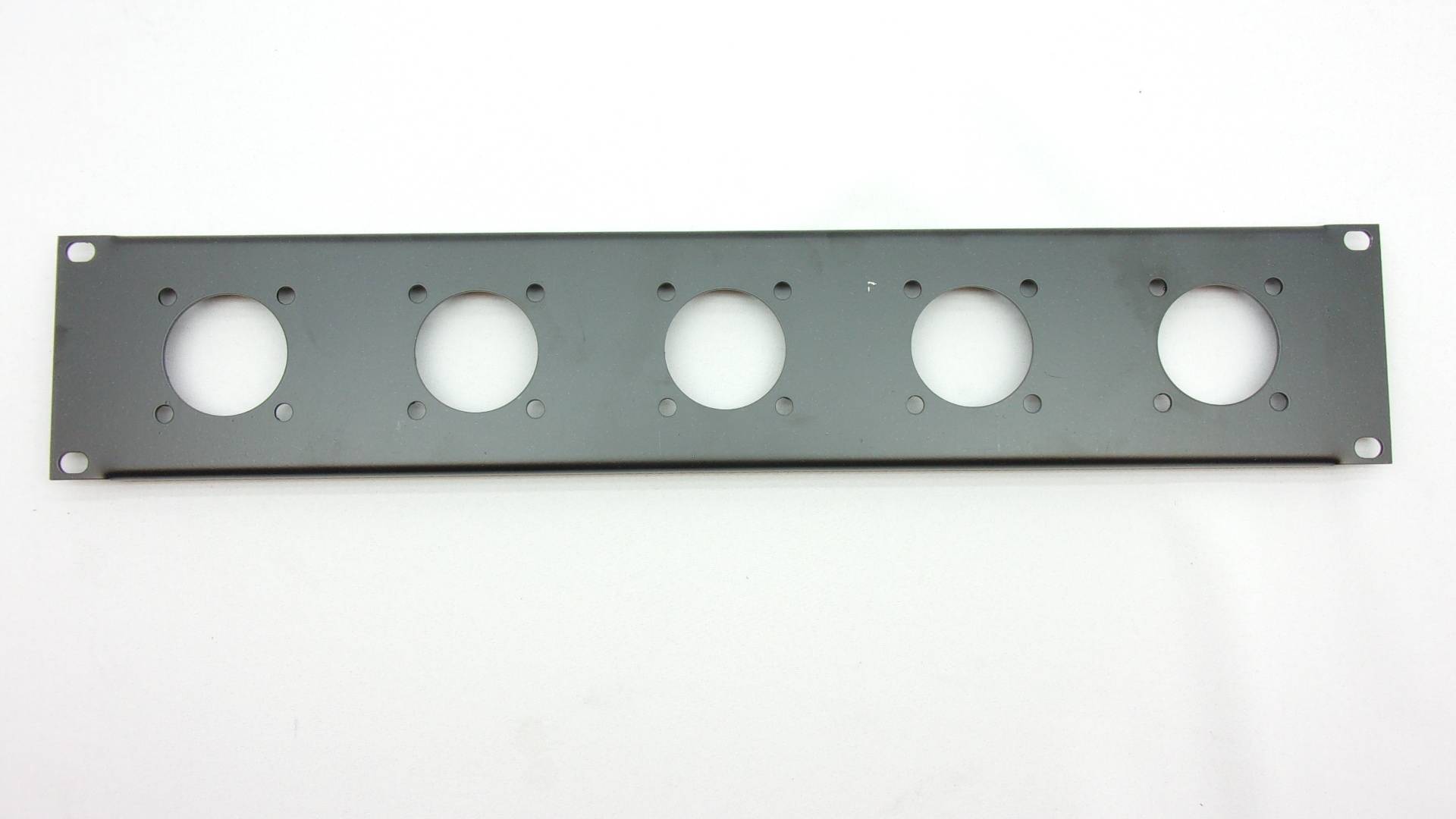 face avant de rack 2U avec perçage pour 5 embases powerlock 400A entraxe 44mm