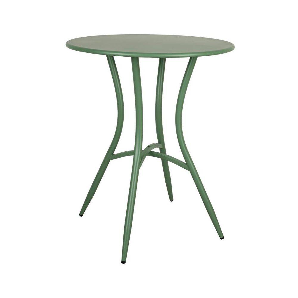 Table en métal laqué – Samos (Vert )