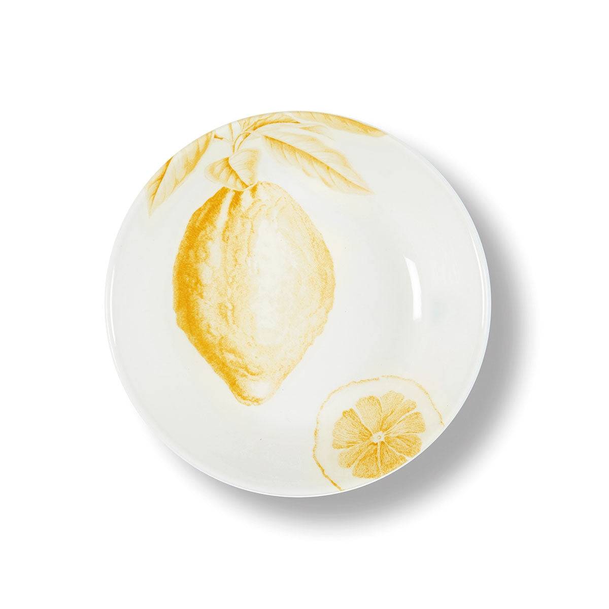 Assiette creuse Citron en porcelaine – Ø 20 cm