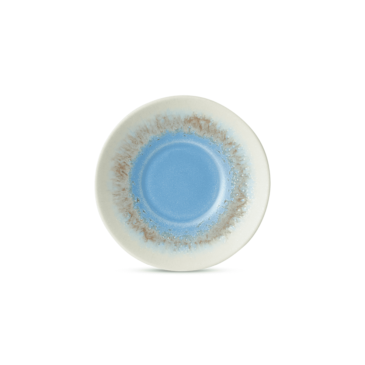 Soucoupe Azure 70&rsquo;s en Ceramique – Ø 11.5 cm