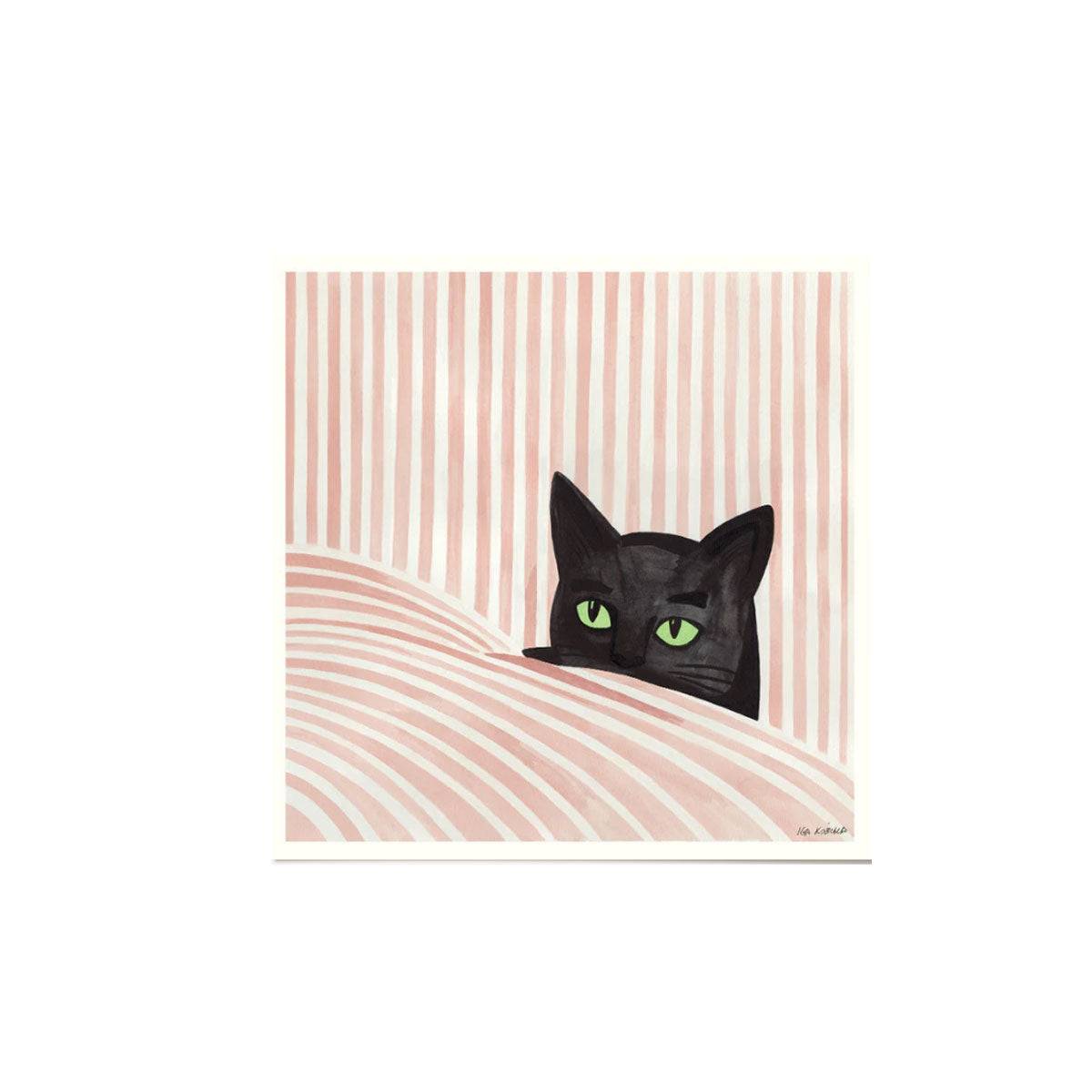 Affiche Kosicka Black cat – 50 x 50 cm