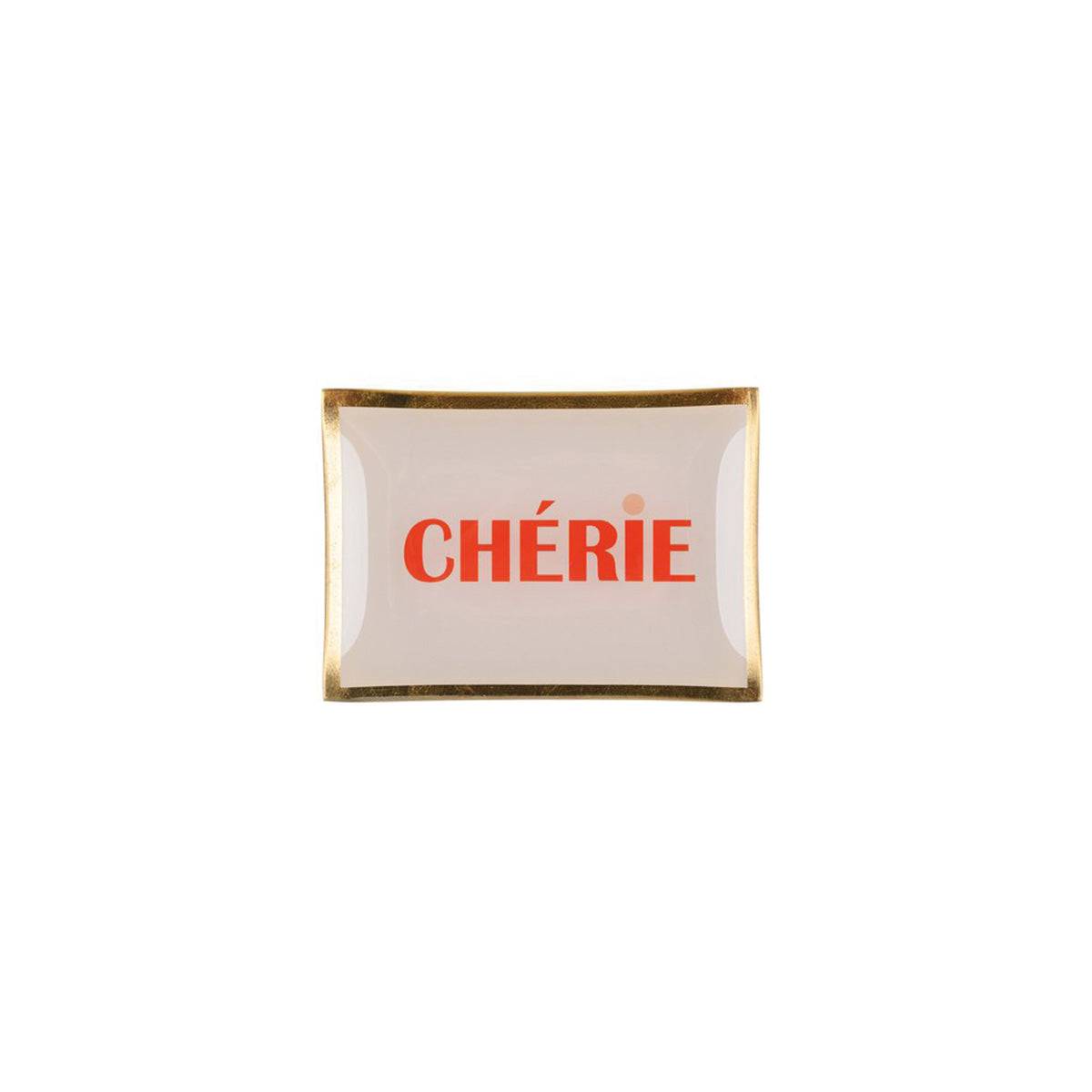 Plateau Rectangle M – Chérie – Dusty Rose – 10 x 14,2 cm