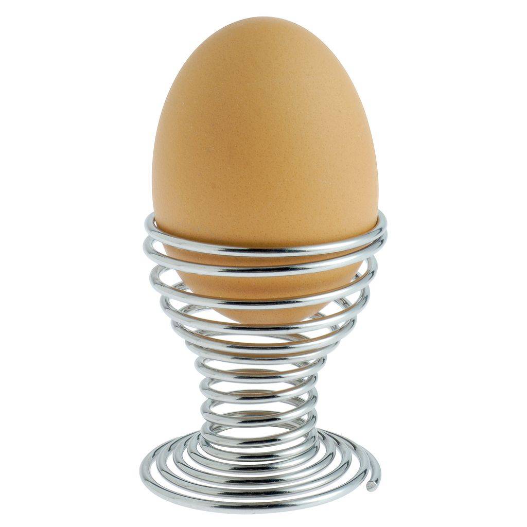 Coquetier spirale inox