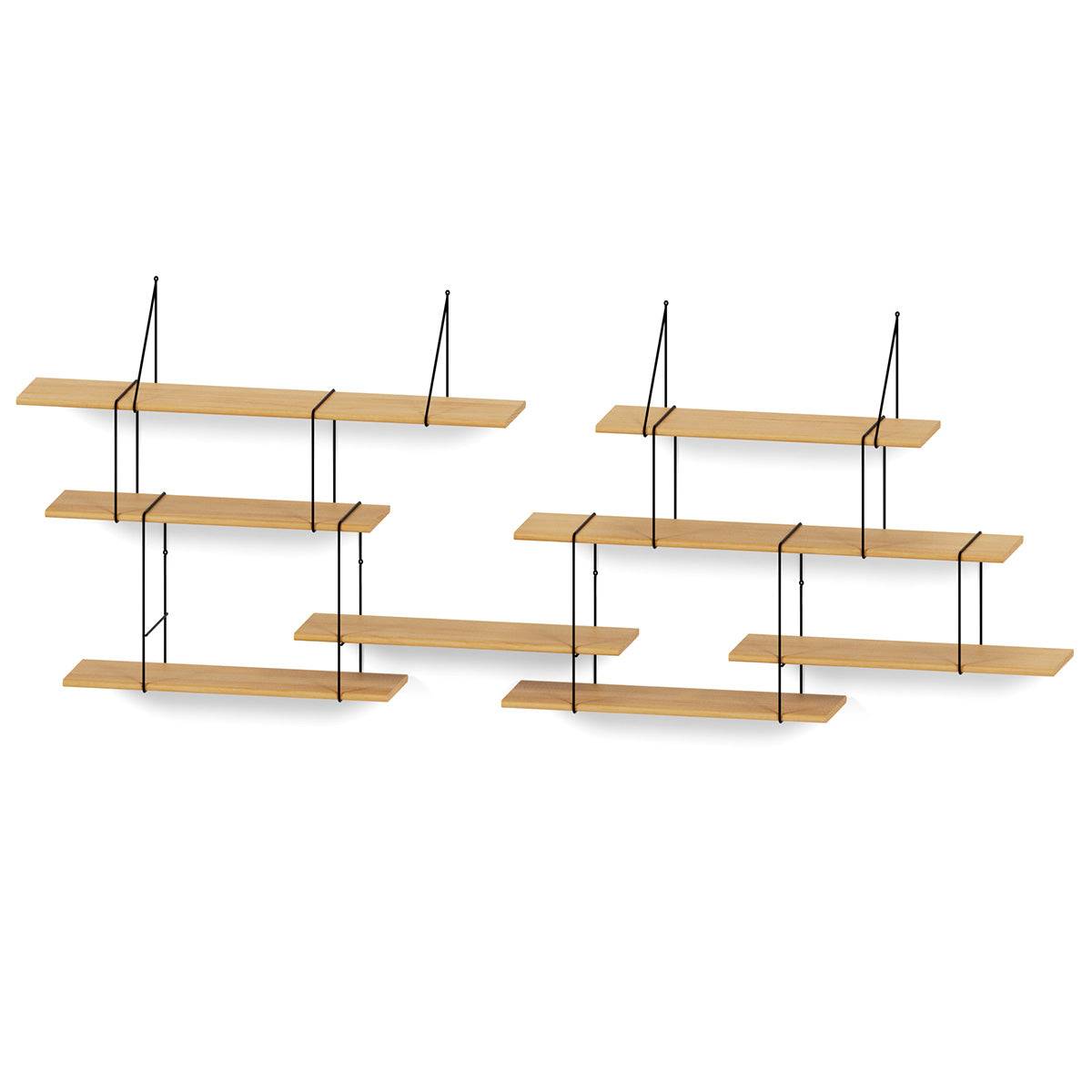 Etagère Link duo set 2 Système Chêne/Noir