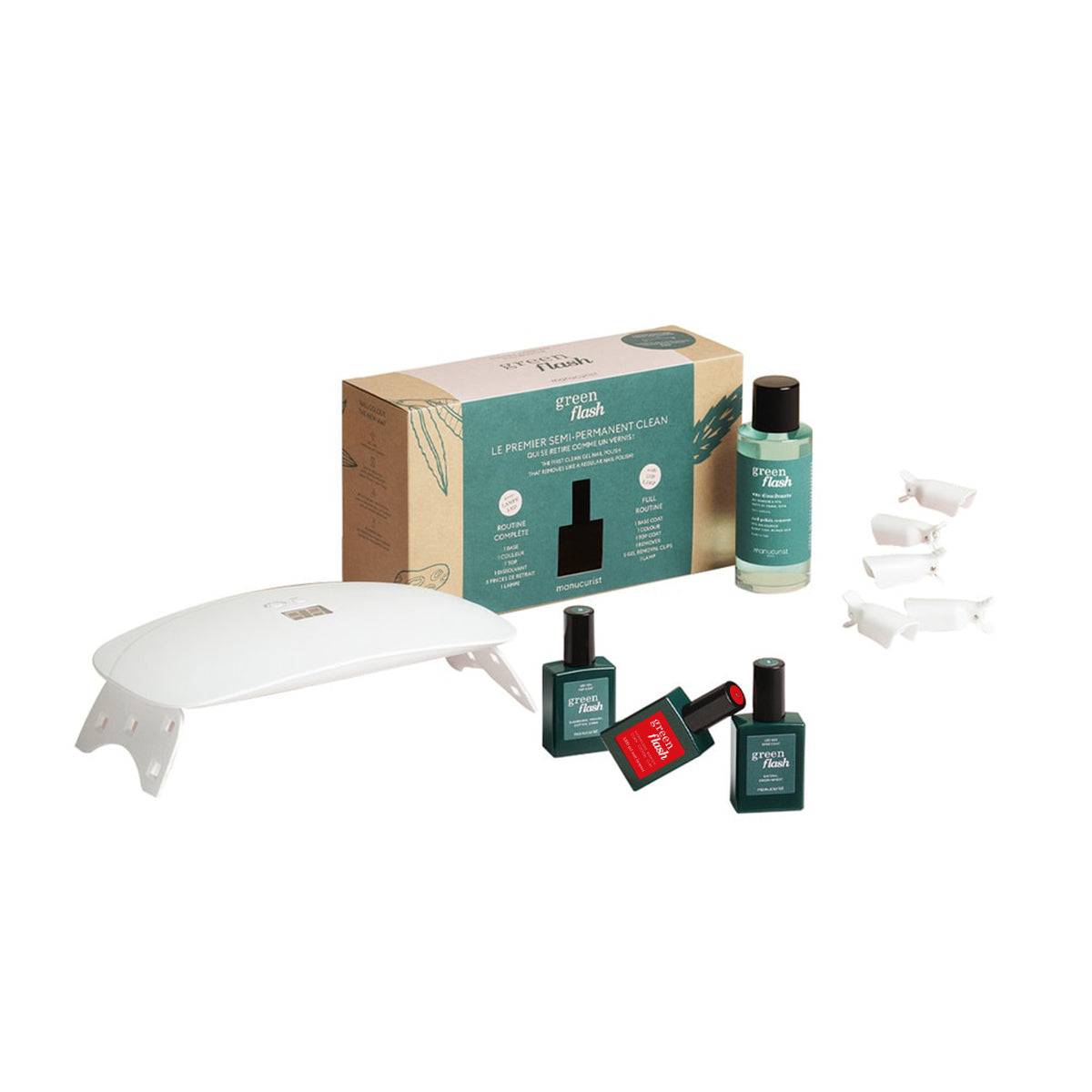 Kit Green Flash – Vernis semi permanent – Poppy Red