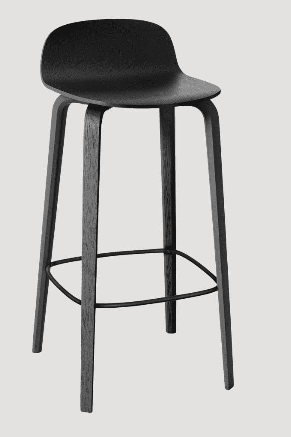 Tabouret de bar Visu Hauteur d&rsquo;assise 75 cm – Muuto