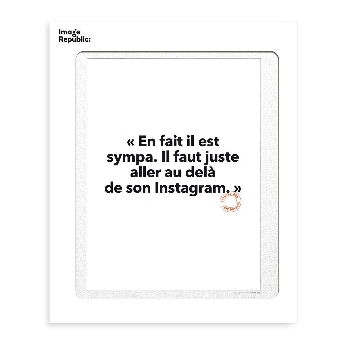 Affiche Loic Prigent En Fait Il Est – 30 x 40 cm