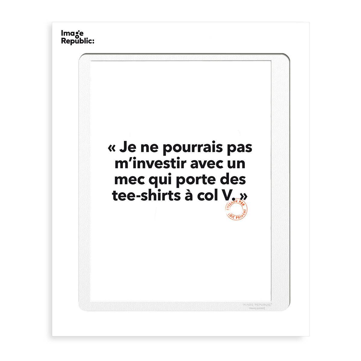 Affiche Loic Prigent Je Ne Pourrais – 30 x 40 cm