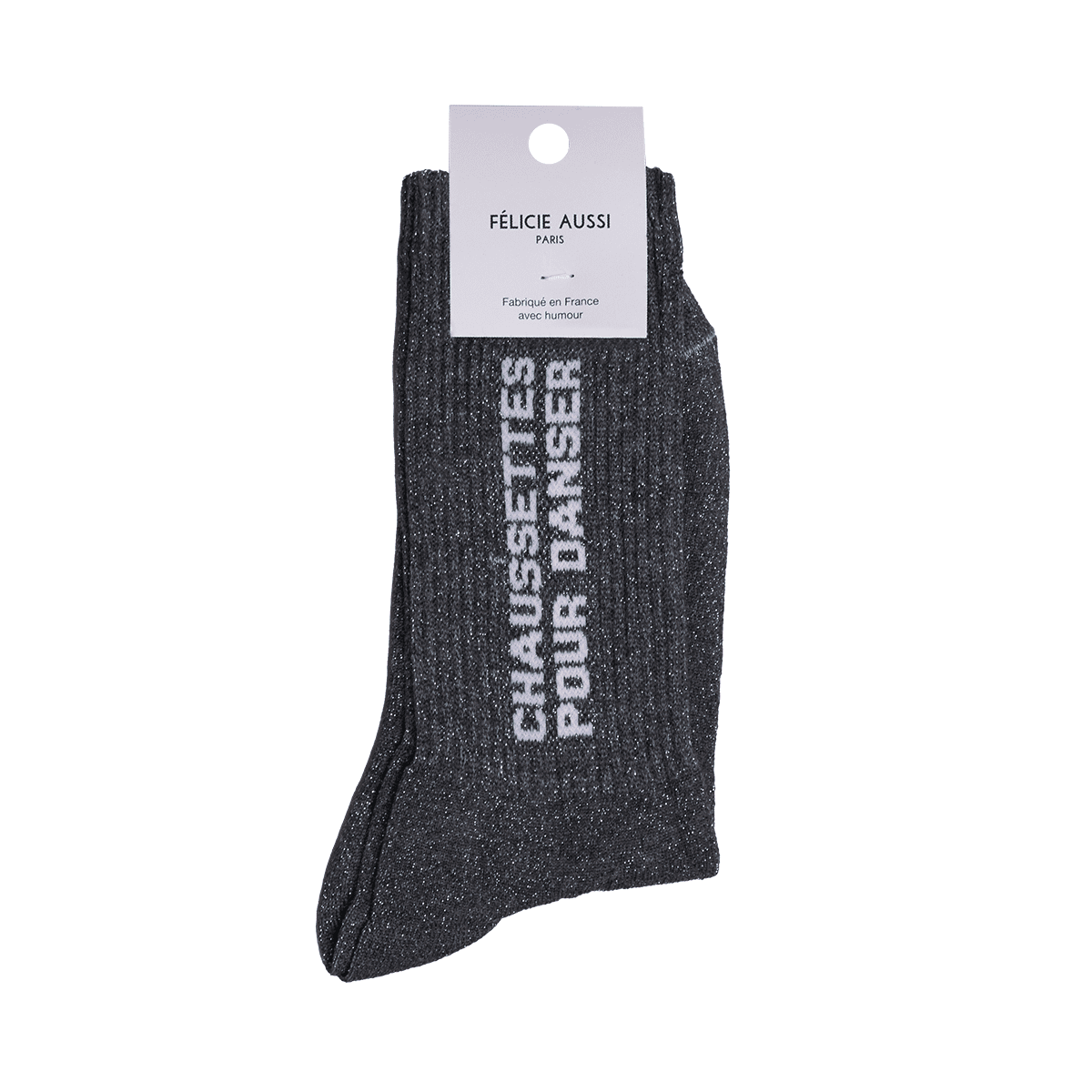 Chaussettes Pour Danser Paillettes 36/40 – Anthracite