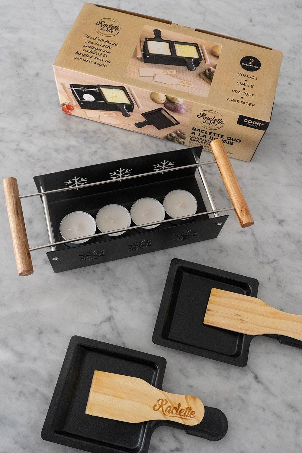 Appareil à raclette deux personnes