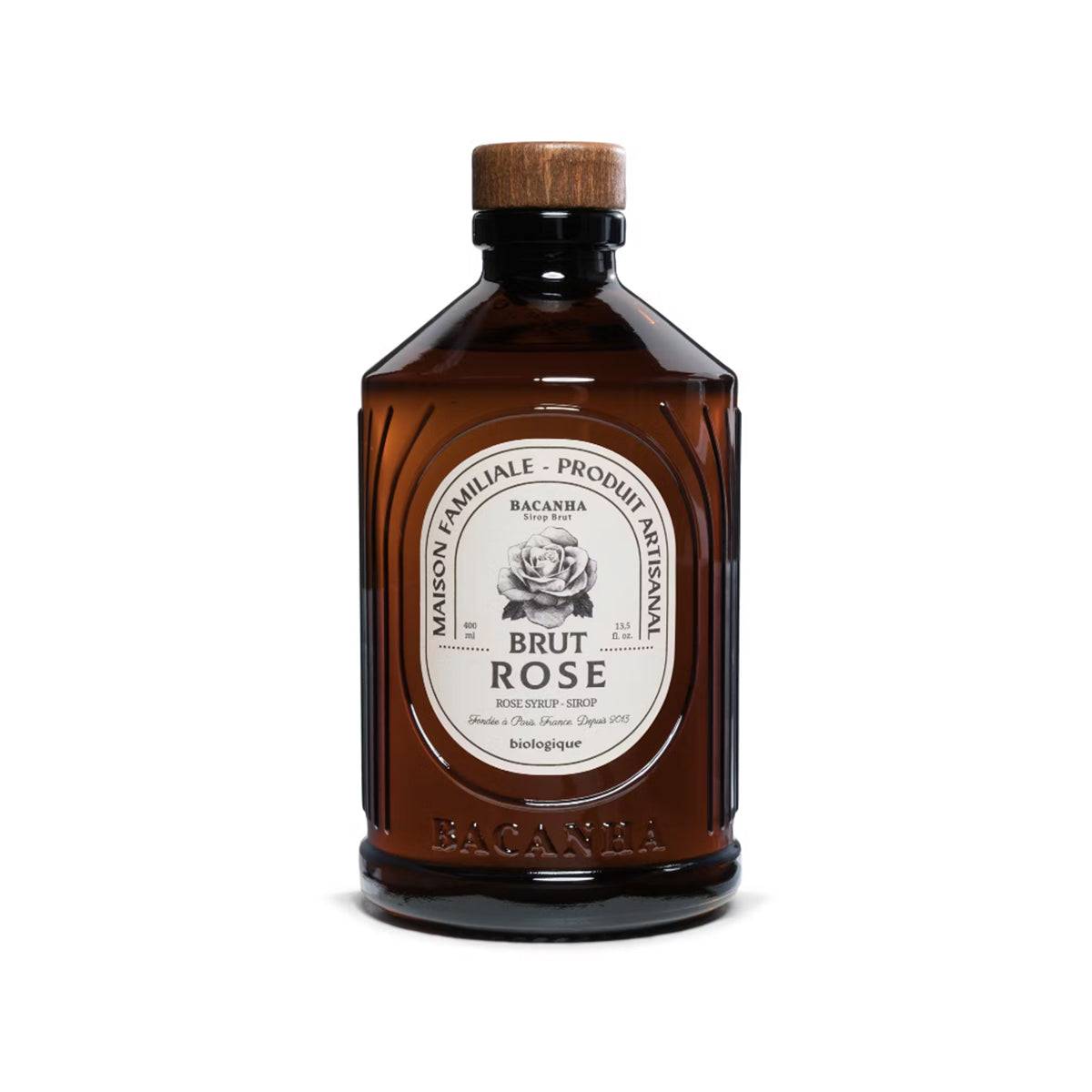 Sirop Brut de Rose Bio – 400ml